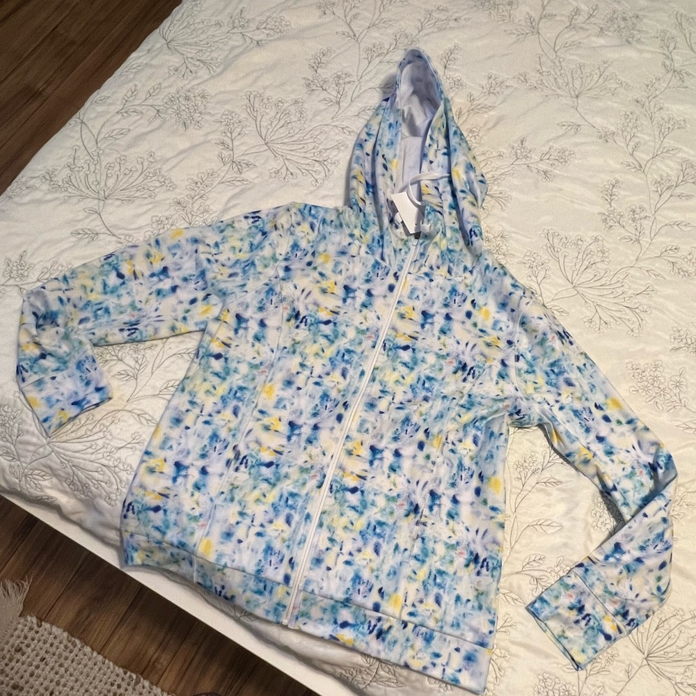 J Crew Full Zip Active Hoodie